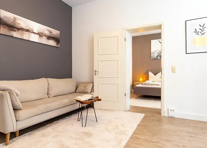 شقة Exklusive Mit Kingsize-bett I 75qm I Am I Waschmaschine I Streaming I Gratis Kaffee & Teeangebot *